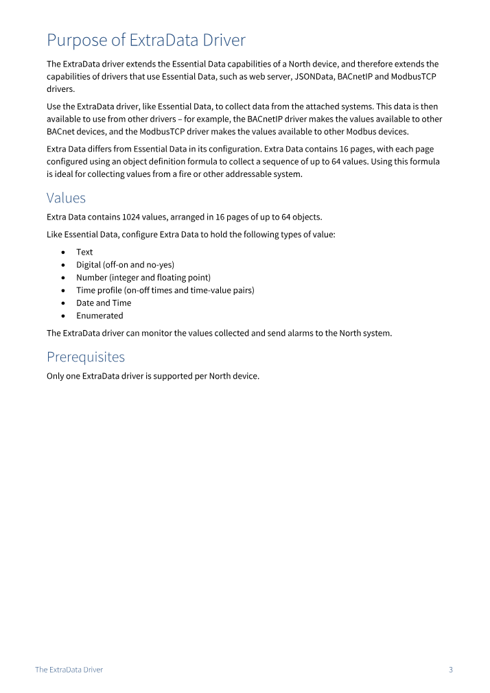 Preview thumbnail of page 3 of the ExtraData Driver Manual PDF document.